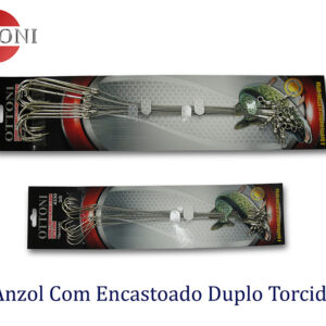 Anzol Encastoado Torcido
