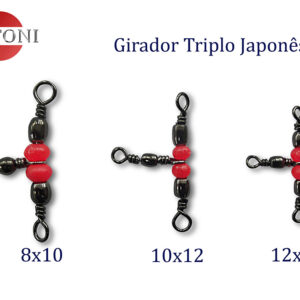 Girador Triplo Japonês