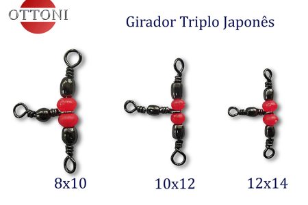 Girador Triplo Japonês